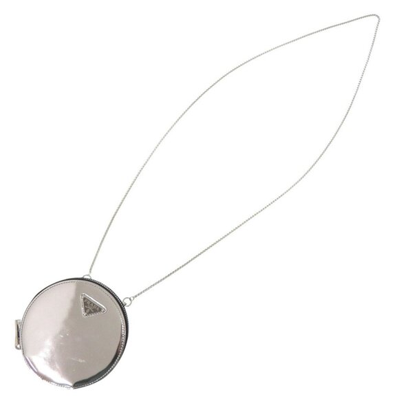 PRADA Silver Leather Shoulder Bag - Picture 7 of 8